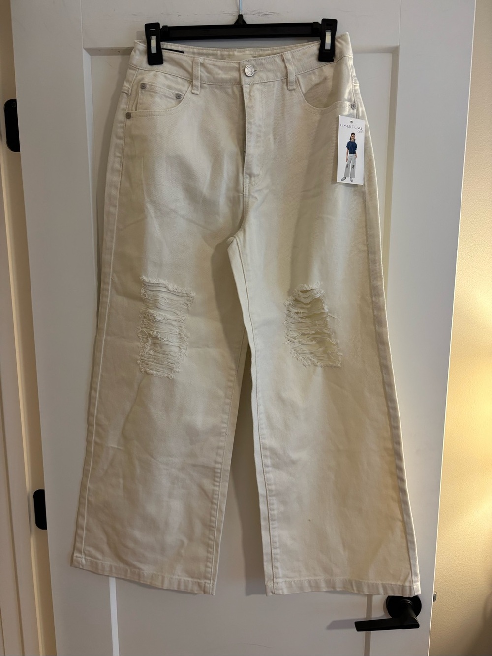 Habitual Cream High-Rise Jeans